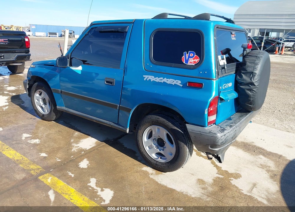 1997 GEO TRACKER SOFTTOP VIN: 2CNBE1865V6904672