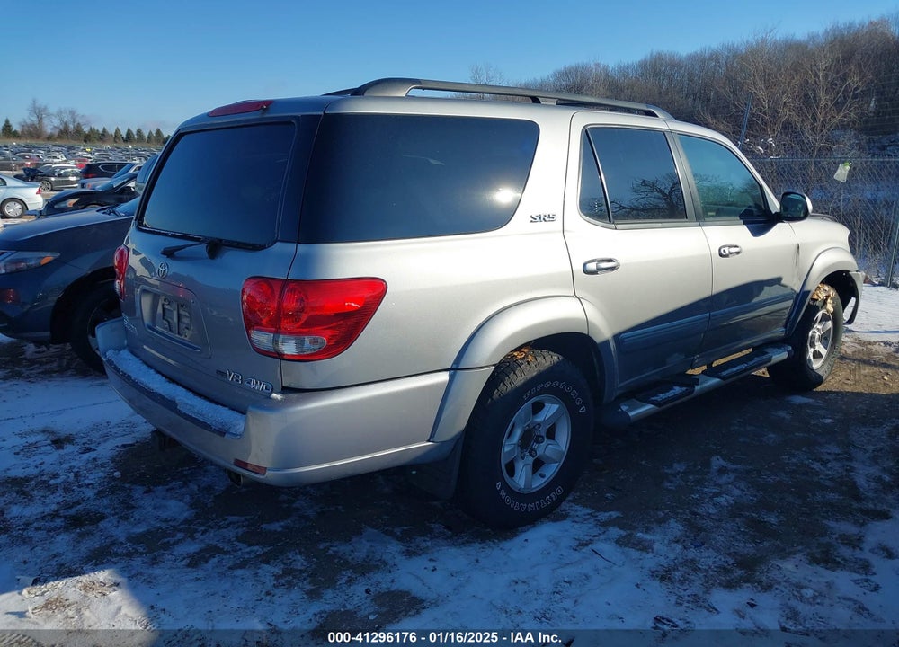 2005 TOYOTA SEQUOIA SR5 V8 VIN: 5TDBT44A75S236420