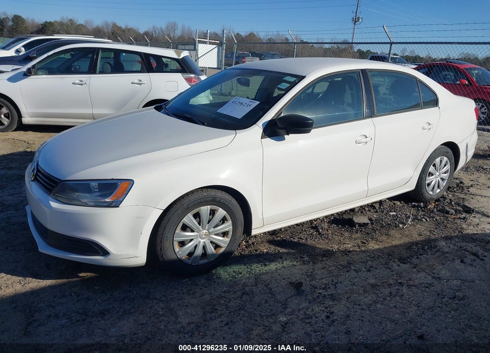 2012 VOLKSWAGEN JETTA 2.0L S VIN: 3VW1K7AJ0CM319489
