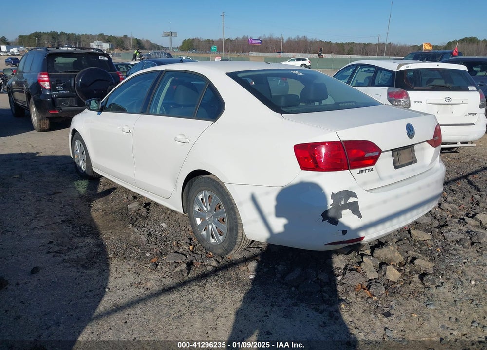 2012 VOLKSWAGEN JETTA 2.0L S VIN: 3VW1K7AJ0CM319489
