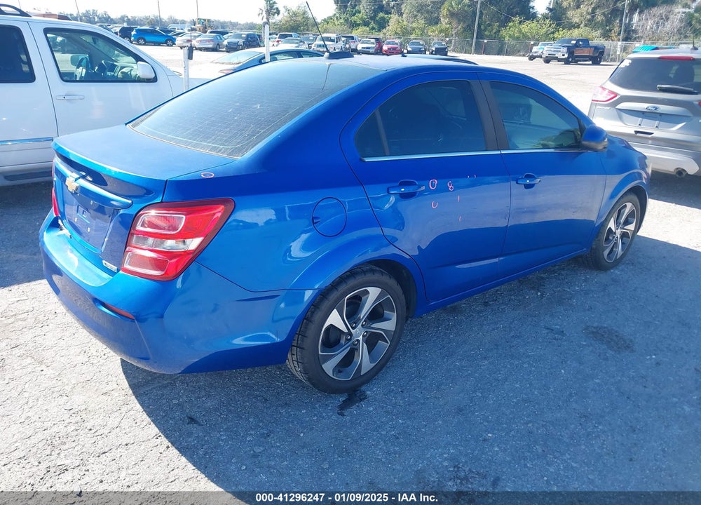 2017 CHEVROLET SONIC VIN: 1G1JF5SBXH4109948