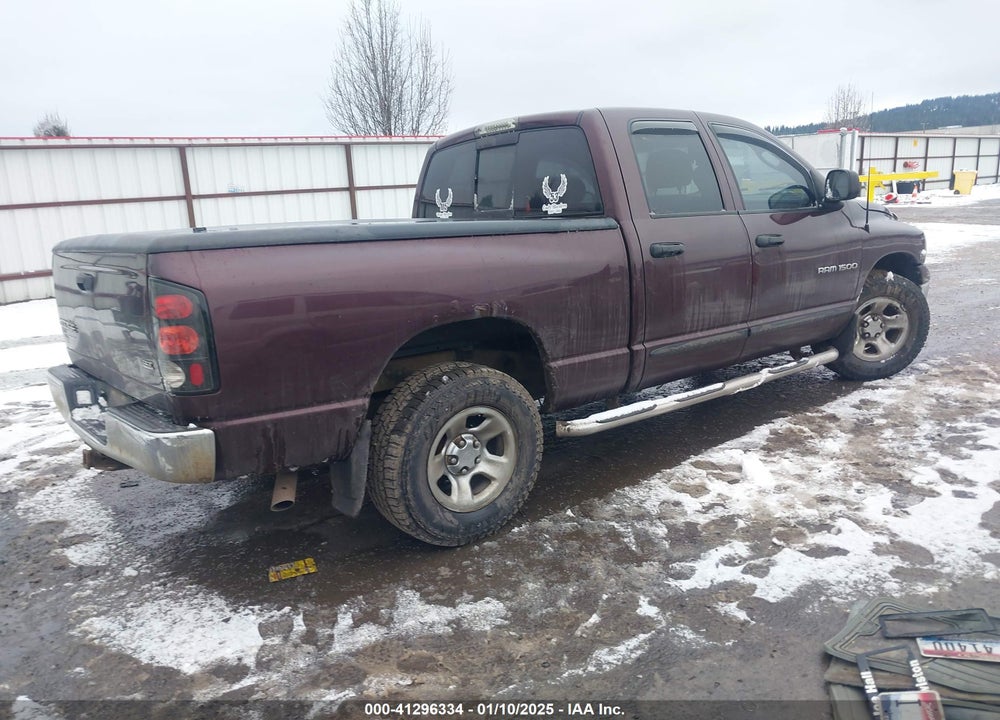 2004 DODGE RAM 1500 SLT/LARAMIE VIN: 1D7HA18D94S705117