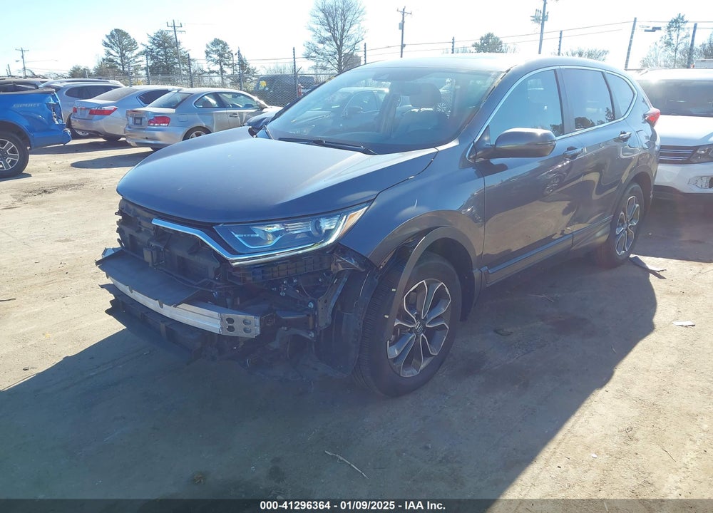 2022 HONDA CR-V AWD EX-L VIN: 2HKRW2H80NH650341