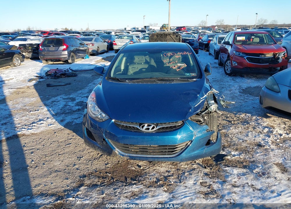 2013 HYUNDAI ELANTRA GLS VIN: KMHDH4AE4DU948908