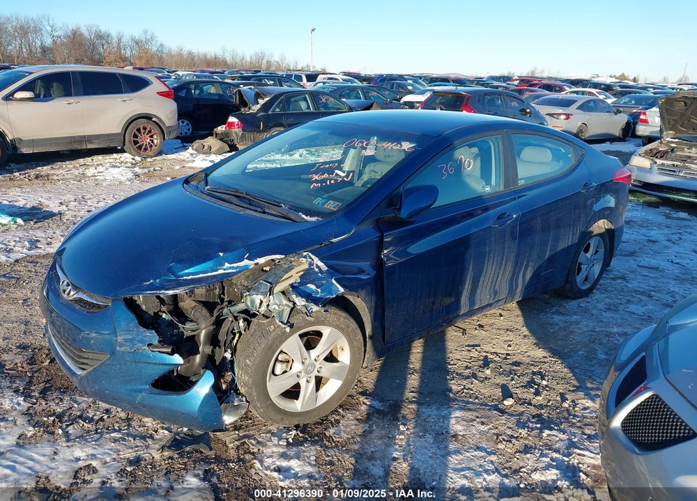 2013 HYUNDAI ELANTRA GLS VIN: KMHDH4AE4DU948908