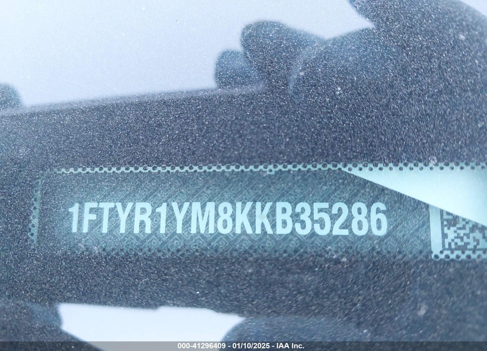 2019 FORD TRANSIT-250 VIN: 1FTYR1YM8KKB35286