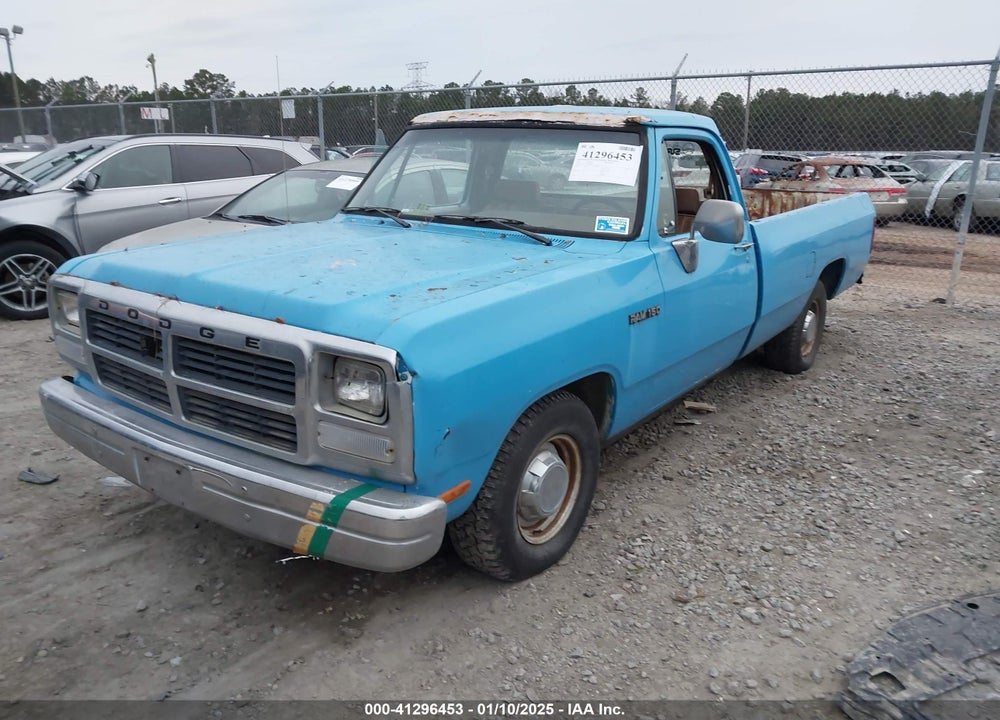 1992 DODGE D-SERIES D150 VIN: 1B7GE16X9NS568690