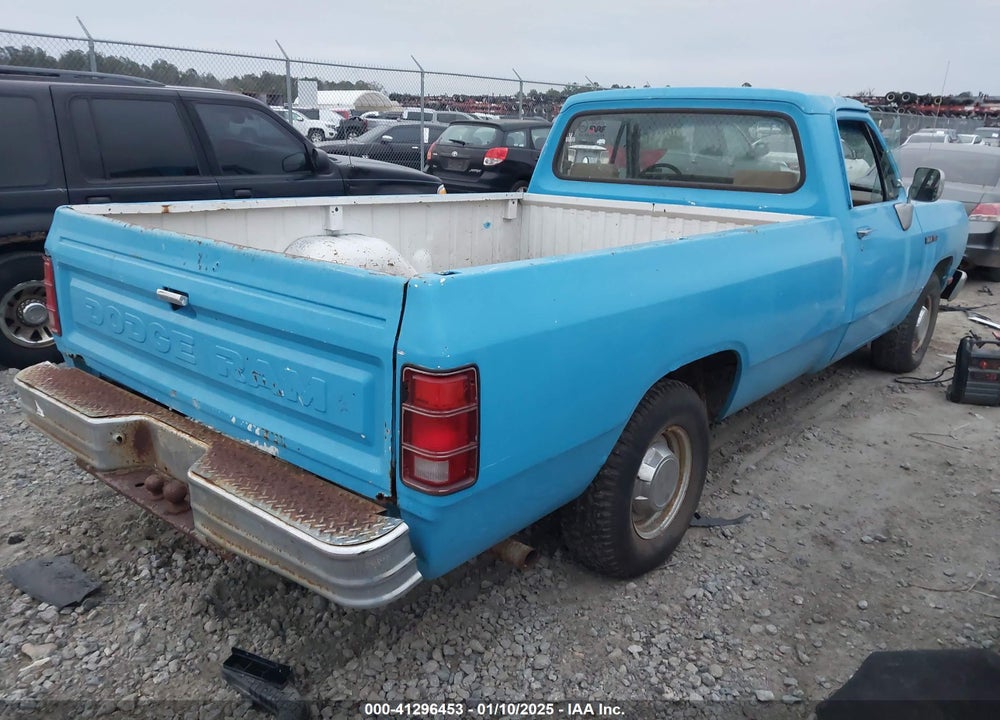 1992 DODGE D-SERIES D150 VIN: 1B7GE16X9NS568690