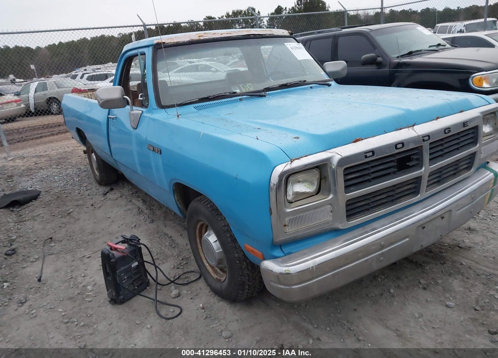 1992 DODGE D-SERIES D150 VIN: 1B7GE16X9NS568690