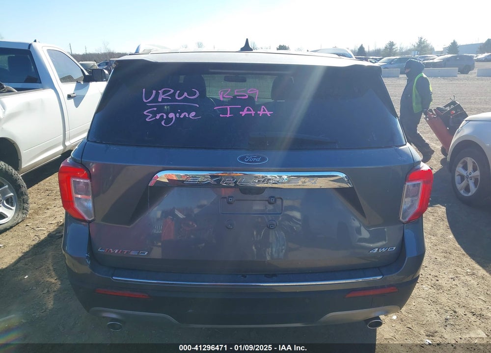 2021 FORD EXPLORER LIMITED VIN: 1FMSK8FH6MGB72637