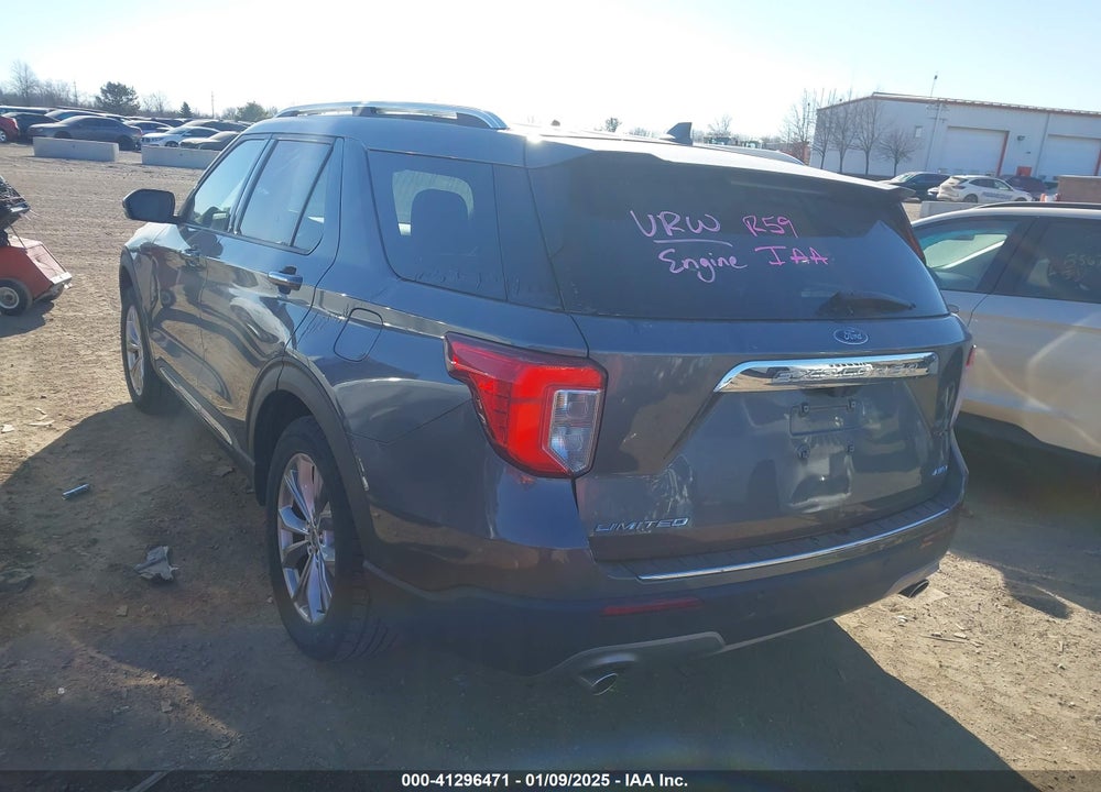 2021 FORD EXPLORER LIMITED VIN: 1FMSK8FH6MGB72637