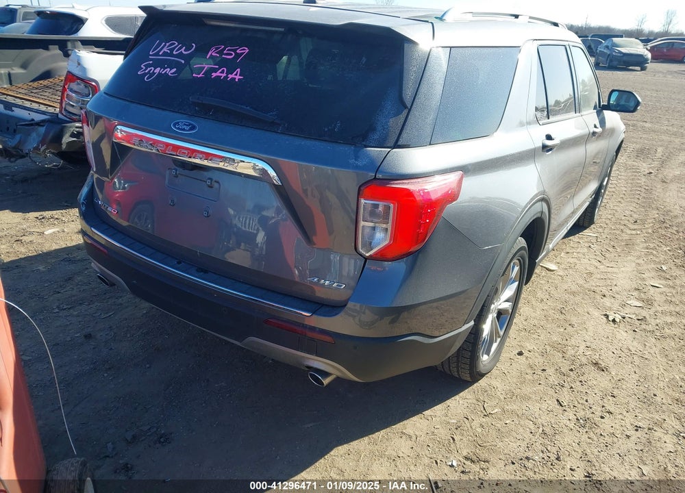 2021 FORD EXPLORER LIMITED VIN: 1FMSK8FH6MGB72637
