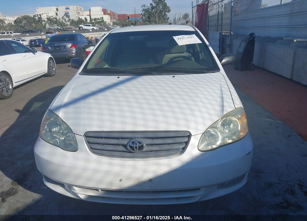 2003 TOYOTA COROLLA VIN: JTDBR2E330016299