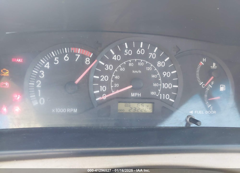 2003 TOYOTA COROLLA VIN: JTDBR2E330016299