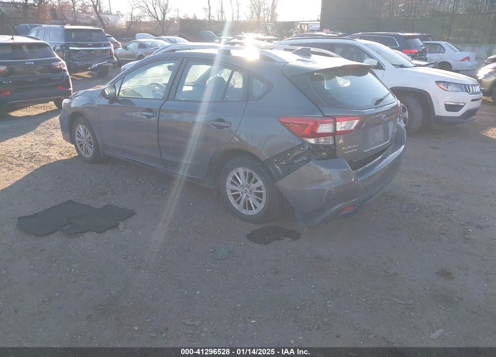2018 SUBARU IMPREZA VIN: 4S3GTAB67J3747284