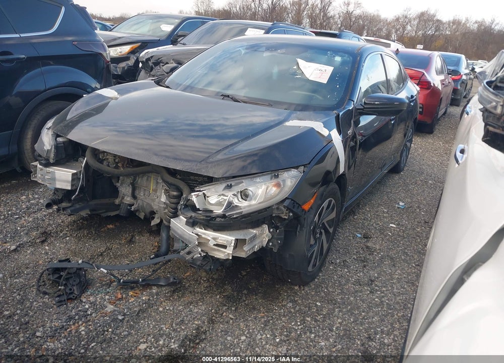 2019 HONDA CIVIC LX VIN: SHHFK7H31KU405685