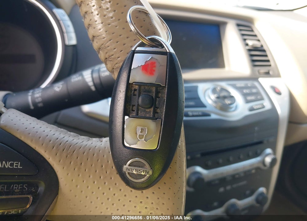 2009 NISSAN MURANO SL VIN: JN8AZ18W99W112433