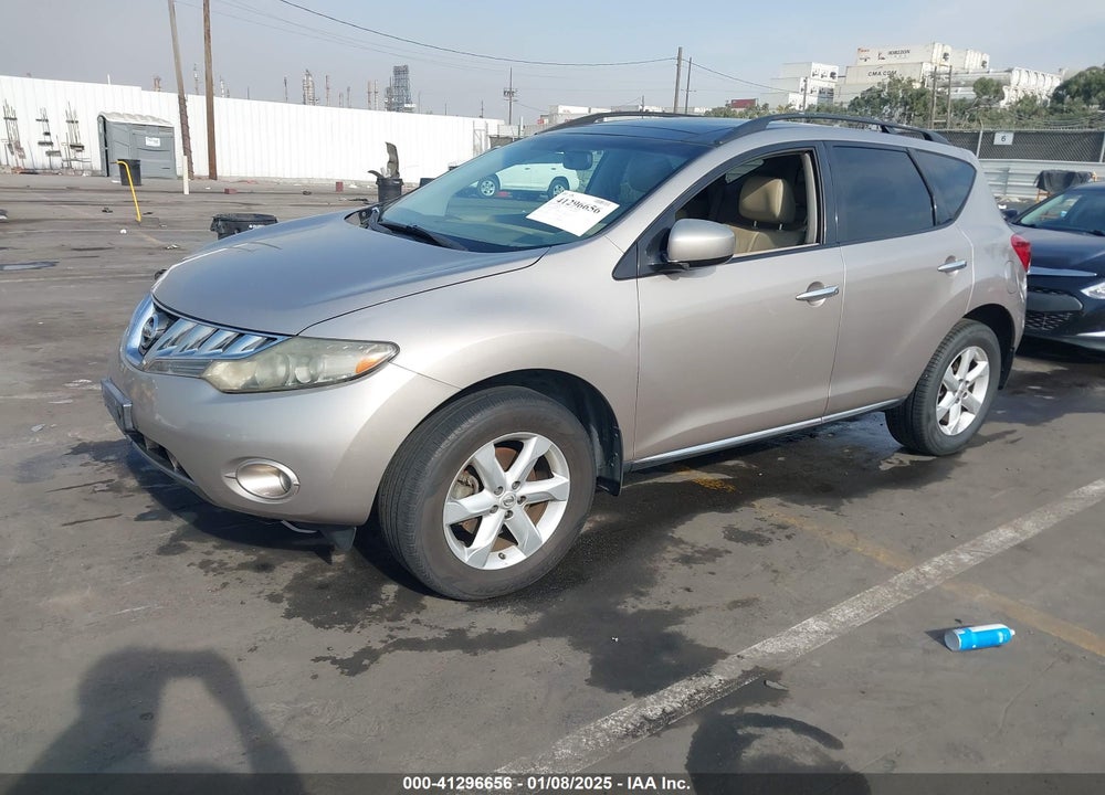 2009 NISSAN MURANO SL VIN: JN8AZ18W99W112433