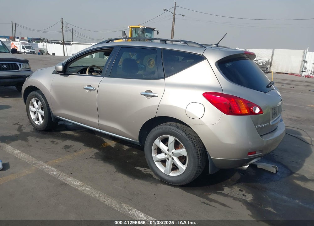 2009 NISSAN MURANO SL VIN: JN8AZ18W99W112433