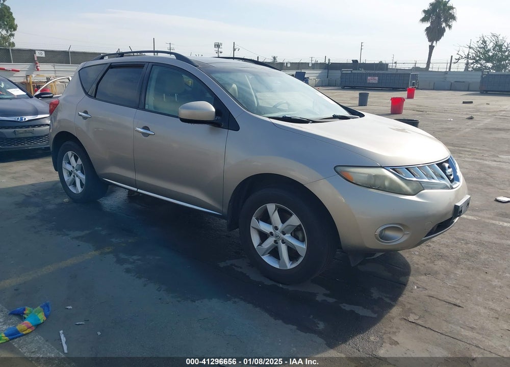 2009 NISSAN MURANO SL VIN: JN8AZ18W99W112433