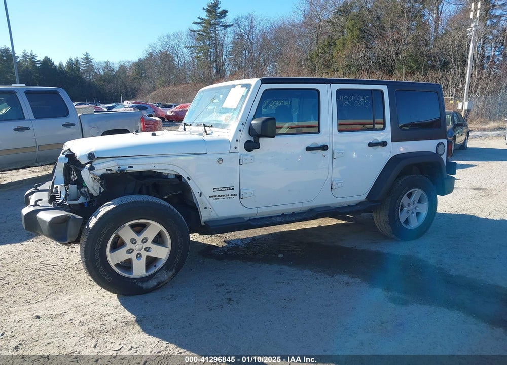 2017 JEEP WRANGLER UNLIMITED SPORT 4X4 VIN: 1C4BJWDG8HL548869
