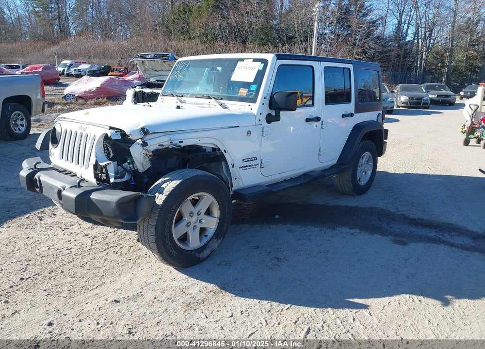 2017 JEEP WRANGLER UNLIMITED SPORT 4X4 VIN: 1C4BJWDG8HL548869