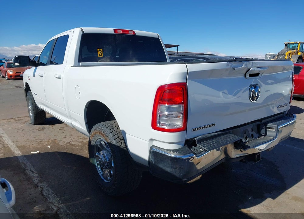 2021 RAM 2500 BIG HORN 4X4 6'4 BOX VIN: 3C6UR5DL9MG578602