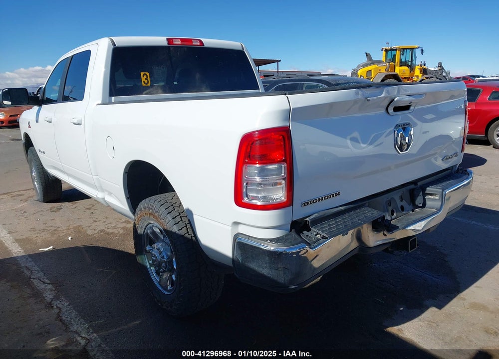 2021 RAM 2500 BIG HORN 4X4 6'4 BOX VIN: 3C6UR5DL9MG578602