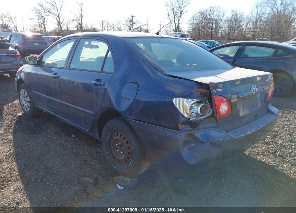 2005 TOYOTA COROLLA LE VIN: 2T1BR32E55C497648