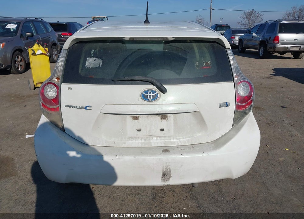 2012 TOYOTA PRIUS C FOUR/ONE/THREE/TWO VIN: JTDKDTB33C1509889