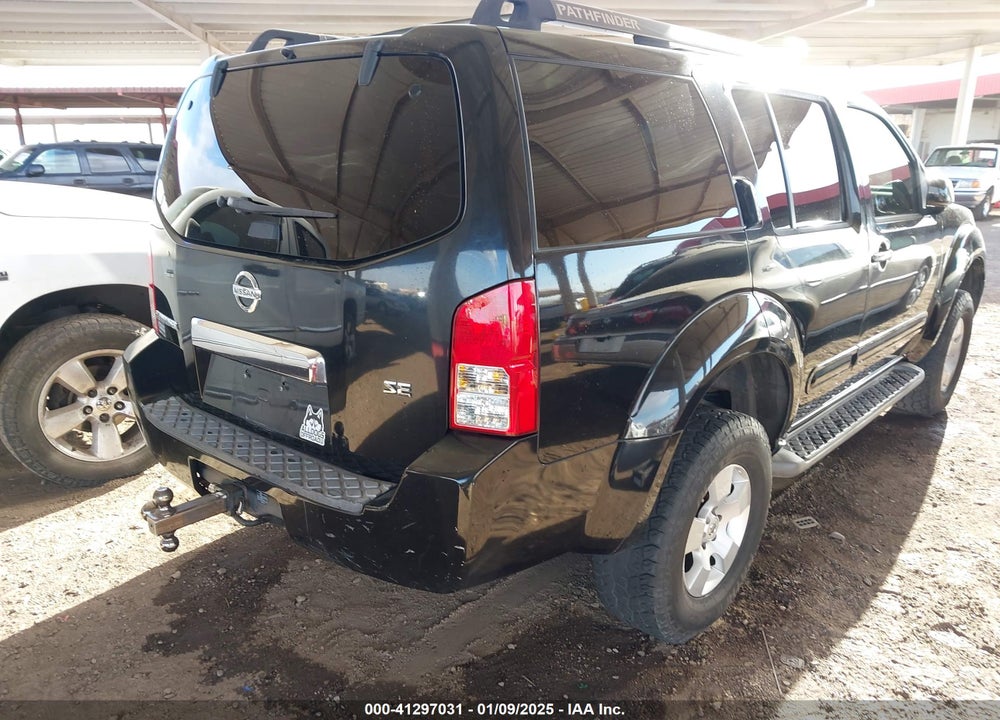 2007 NISSAN PATHFINDER SE VIN: 5N1AR18W97C614431