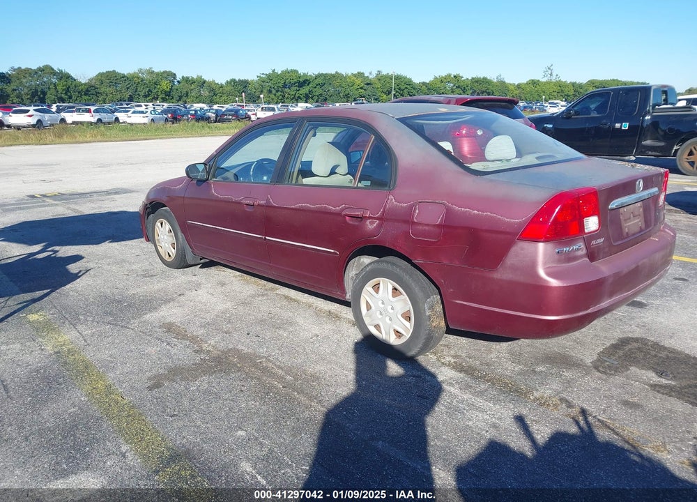 2003 HONDA CIVIC LX VIN: 1HGES16583L018694