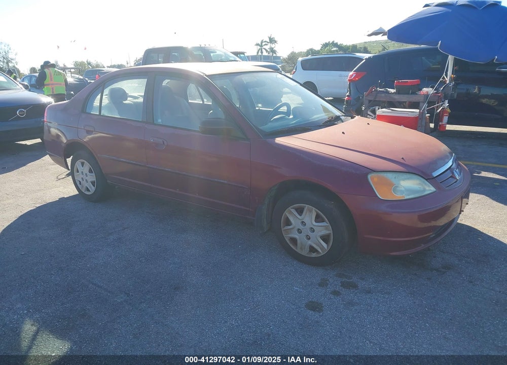 2003 HONDA CIVIC LX VIN: 1HGES16583L018694