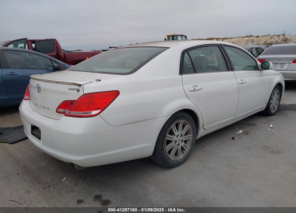 2007 TOYOTA AVALON LIMITED VIN: 4T1BK36B37U188296