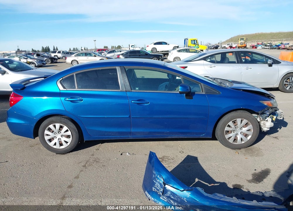 2012 HONDA CIVIC LX VIN: 19XFB2F54CE304432
