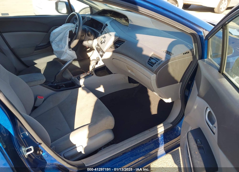 2012 HONDA CIVIC LX VIN: 19XFB2F54CE304432