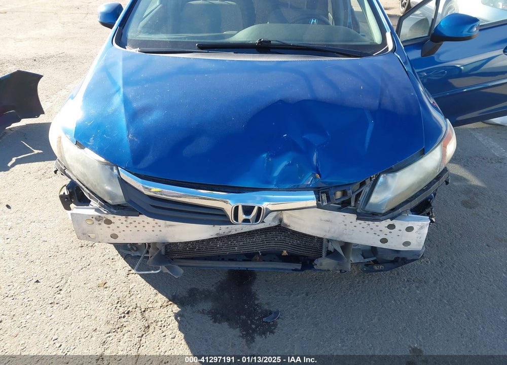 2012 HONDA CIVIC LX VIN: 19XFB2F54CE304432