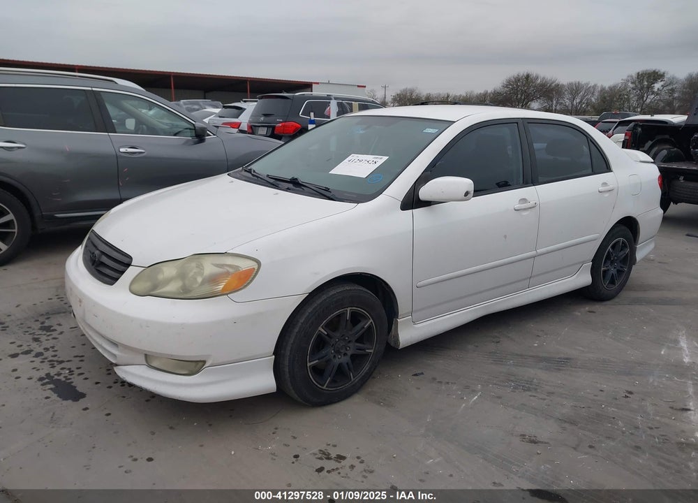 2003 TOYOTA COROLLA S VIN: 1NXBR32E83Z112305