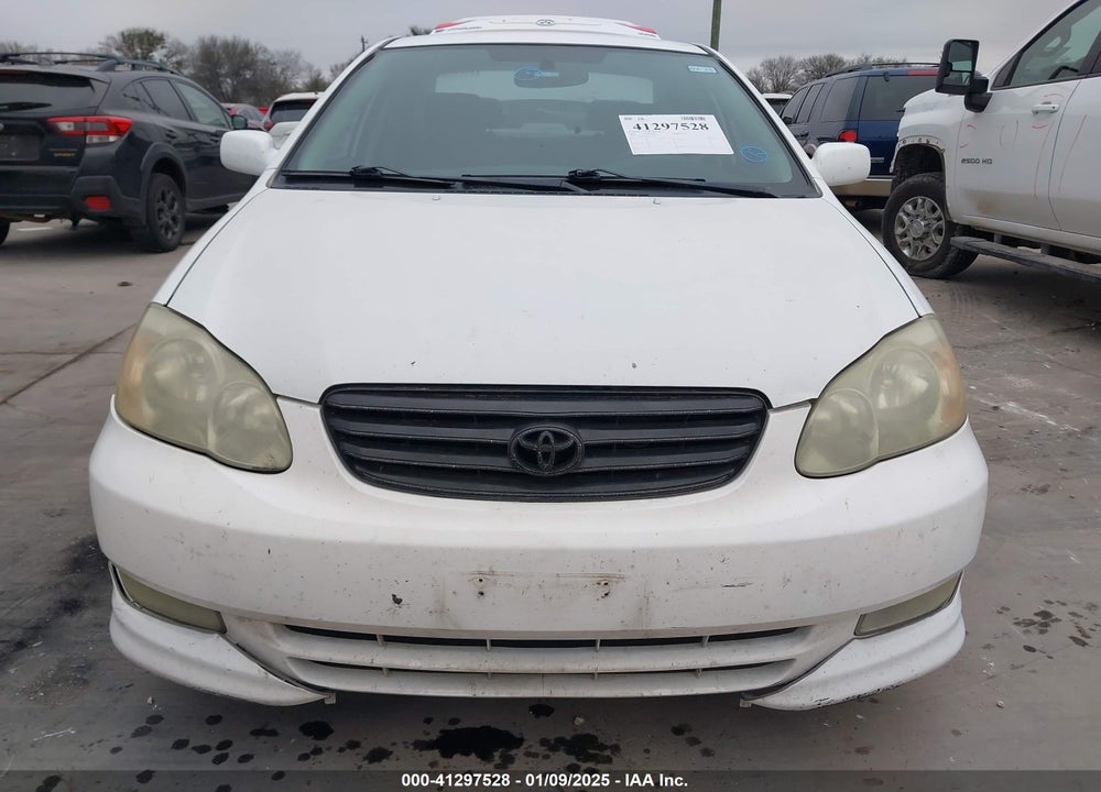 2003 TOYOTA COROLLA S VIN: 1NXBR32E83Z112305
