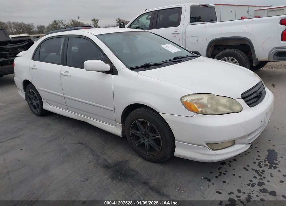 2003 TOYOTA COROLLA S VIN: 1NXBR32E83Z112305