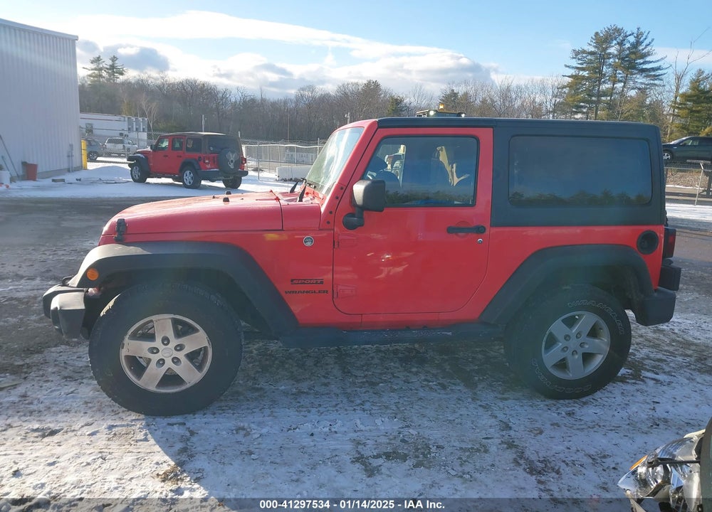 2013 JEEP WRANGLER SPORT VIN: 1C4AJWAG1DL553518
