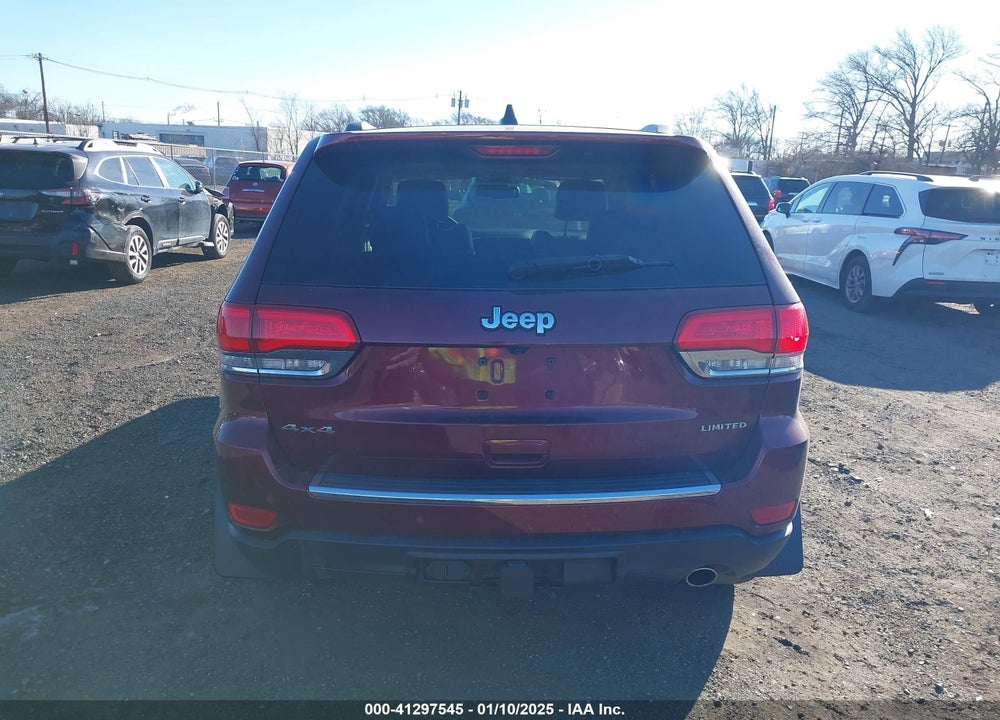 2016 JEEP GRAND CHEROKEE LIMITED VIN: 1C4RJFBG0GC326441