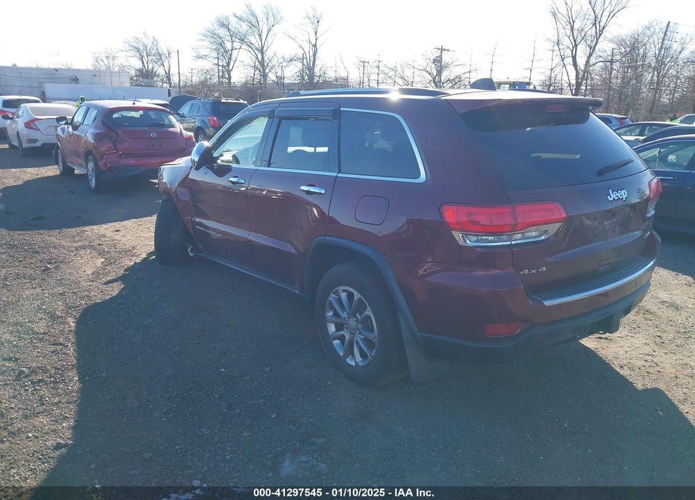 2016 JEEP GRAND CHEROKEE LIMITED VIN: 1C4RJFBG0GC326441