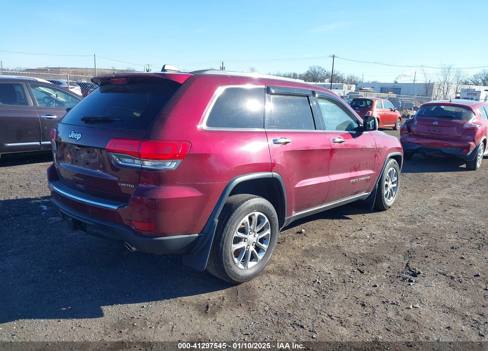 2016 JEEP GRAND CHEROKEE LIMITED VIN: 1C4RJFBG0GC326441