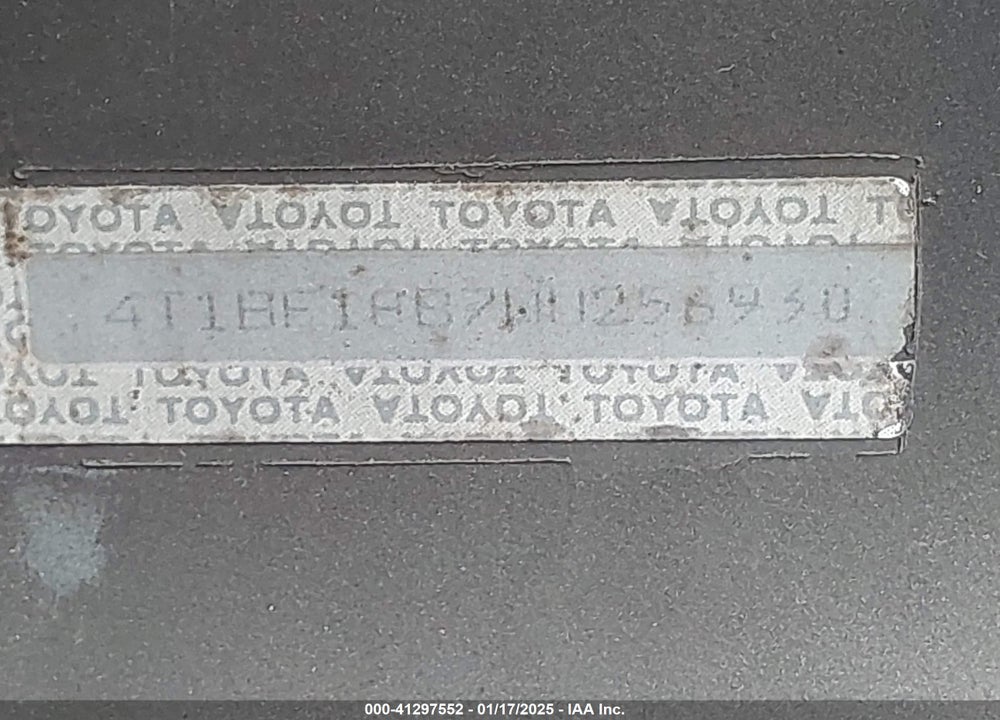 1998 TOYOTA AVALON XLS VIN: 4T1BF18B7WU256930