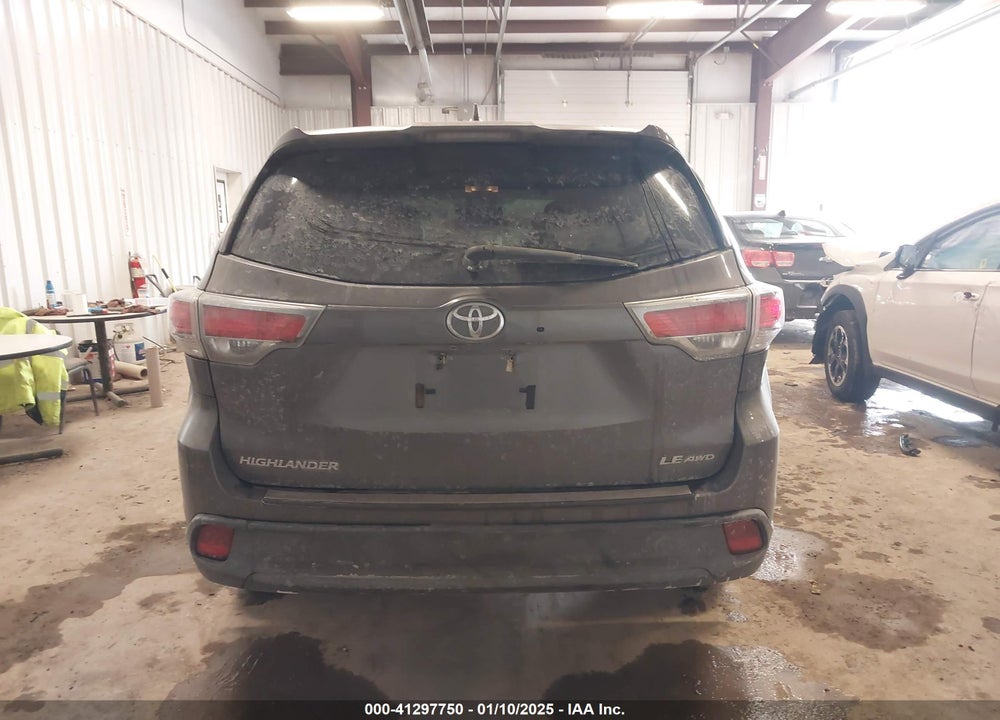 2016 TOYOTA HIGHLANDER LE PLUS V6 VIN: 5TDBKRFH4GS294966