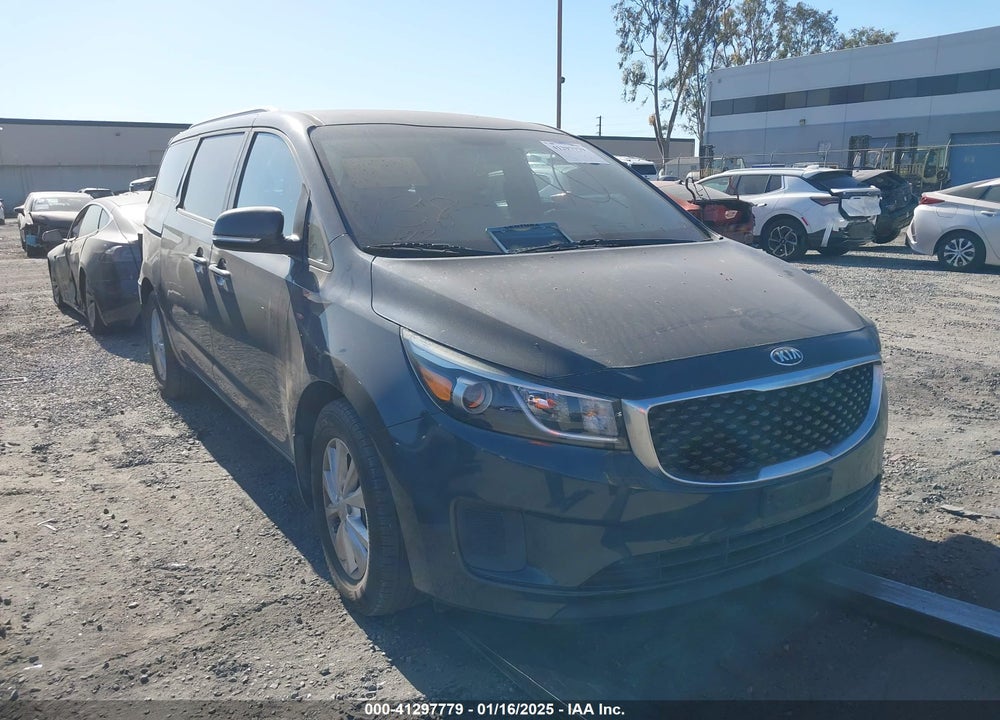 2016 KIA SEDONA LX VIN: KNDMB5C10G6203555