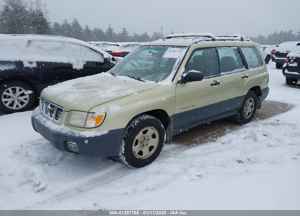2002 SUBARU FORESTER L VIN: JF1SF63592H724443