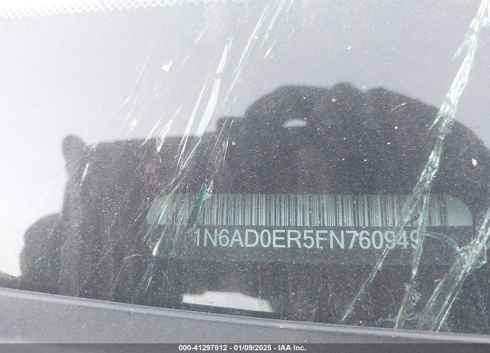 2015 NISSAN FRONTIER VIN: 1N6AD0ER5FN760949