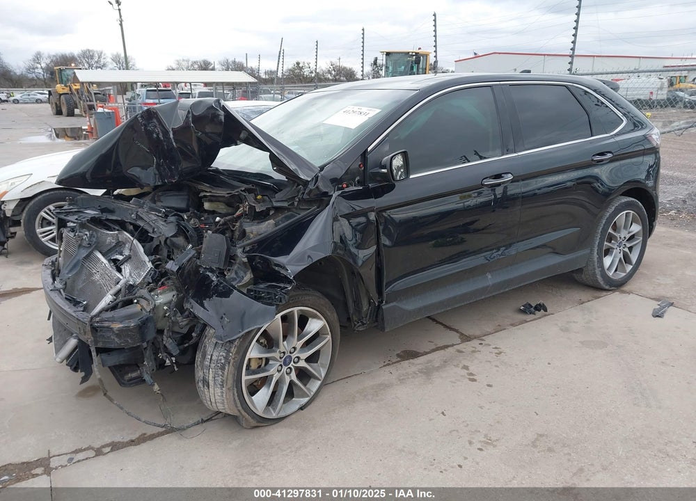 2017 FORD EDGE TITANIUM VIN: 2FMPK3K86HBC36378